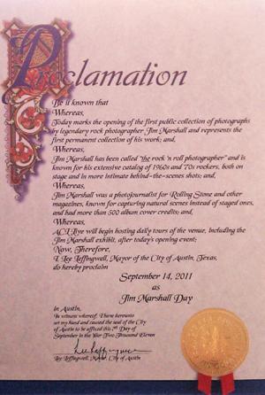 Austin Proclamation