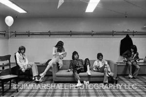 Rolling Stones, backstage, 1972 tour